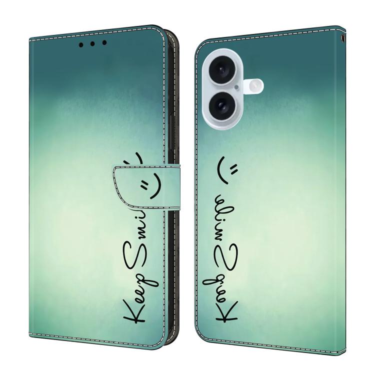 Custodia per telefono in ecopelle con effetto cristallo., For iPhone 16