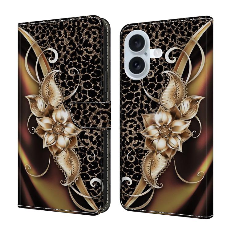 Custodia per telefono in ecopelle con effetto cristallo., For iPhone 16