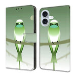 Custodia per telefono in ecopelle con effetto cristallo., For iPhone 16