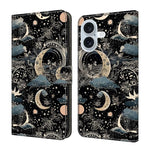 Custodia per telefono in ecopelle con effetto cristallo., For iPhone 16