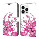 Custodia per telefono in ecopelle con effetto cristallo., For iPhone 15 Pro Max