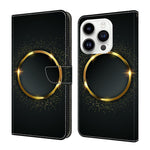 Custodia per telefono in ecopelle con effetto cristallo., For iPhone 15 Pro Max