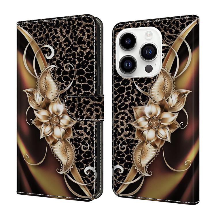 Custodia per telefono in ecopelle con effetto cristallo., For iPhone 15 Pro Max