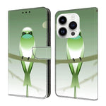 Custodia per telefono in ecopelle con effetto cristallo., For iPhone 15 Pro Max