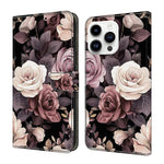Custodia per telefono in ecopelle con effetto cristallo., For iPhone 15 Pro