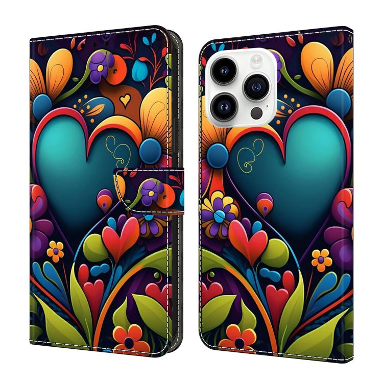 Custodia per telefono in ecopelle con effetto cristallo., For iPhone 15 Pro