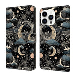 Custodia per telefono in ecopelle con effetto cristallo., For iPhone 15 Pro