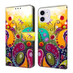 Custodia per telefono in ecopelle con effetto cristallo., For iPhone 11