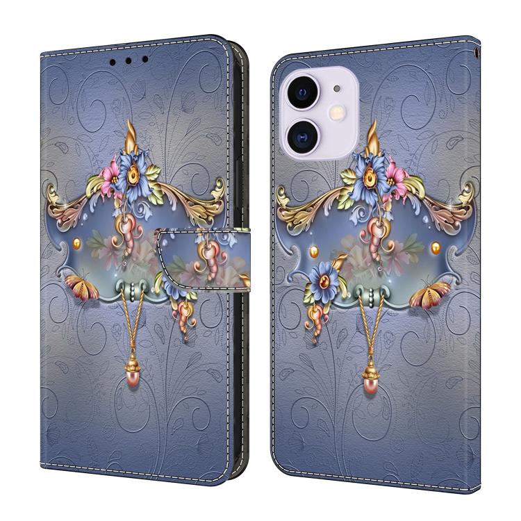 Custodia per telefono in ecopelle con effetto cristallo., For iPhone 11
