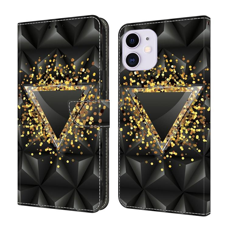 Custodia per telefono in ecopelle con effetto cristallo., For iPhone 11