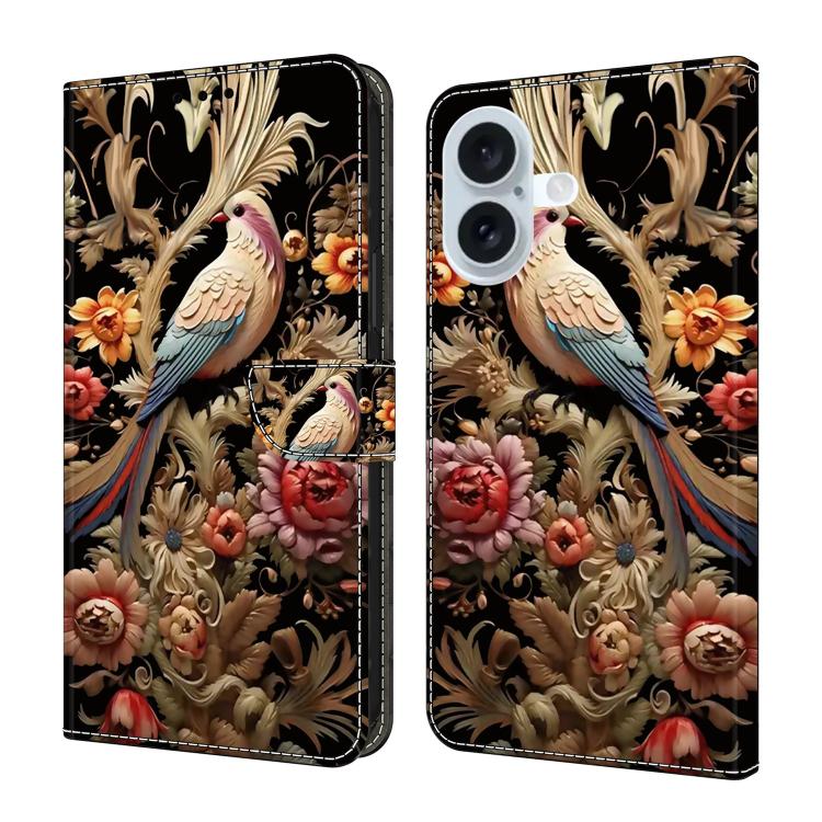Custodia per telefono in ecopelle con effetto cristallo., For iPhone 17