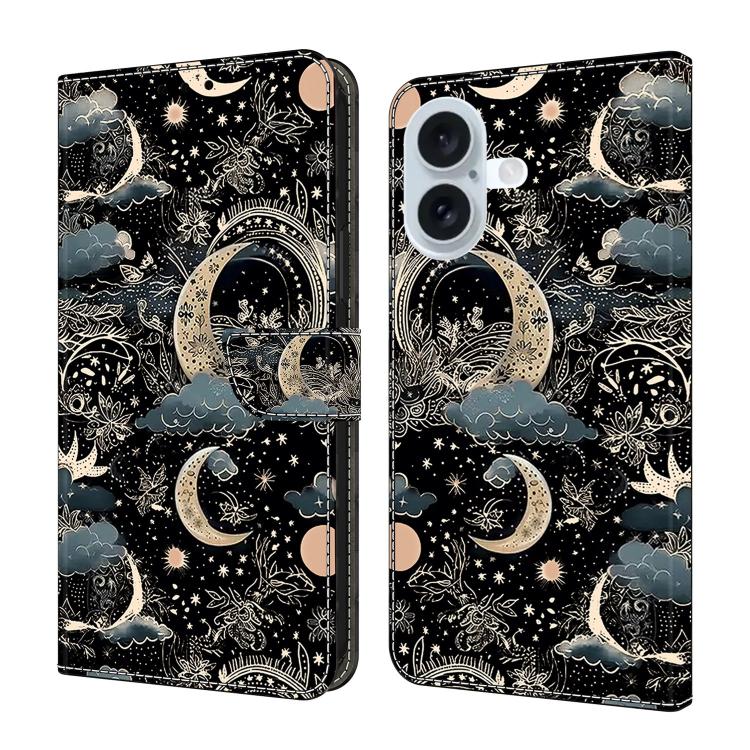 Custodia per telefono in ecopelle con effetto cristallo., For iPhone 17