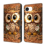 Custodia per telefono in ecopelle con effetto cristallo., For iPhone 17e / 16e