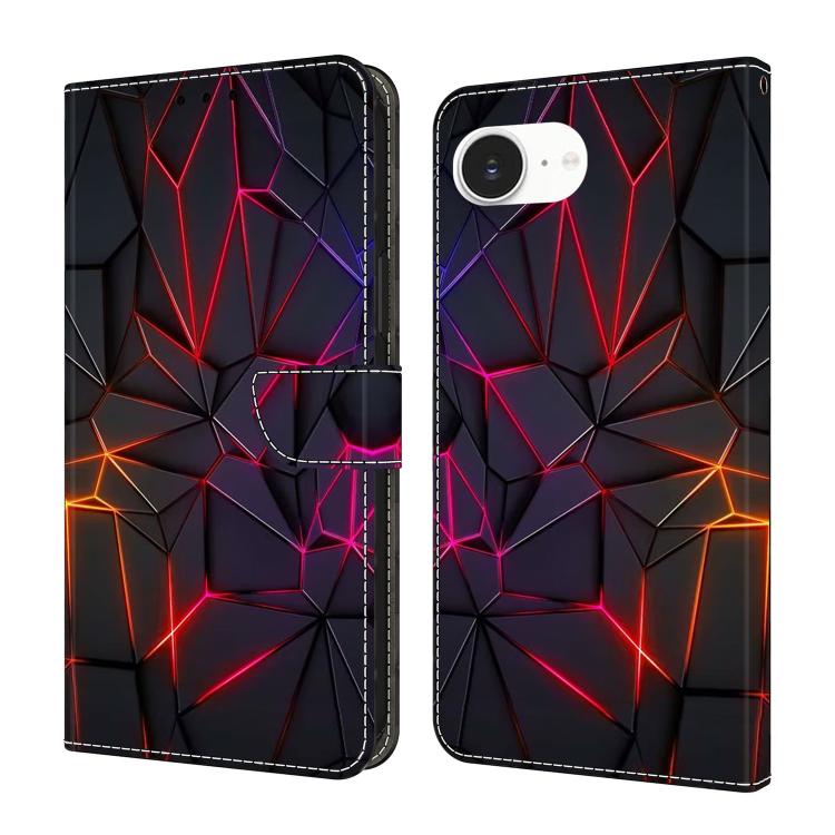 Custodia per telefono in ecopelle con effetto cristallo., For iPhone 17e / 16e