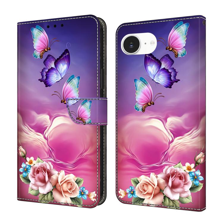 Custodia per telefono in ecopelle con effetto cristallo., For iPhone 17e / 16e