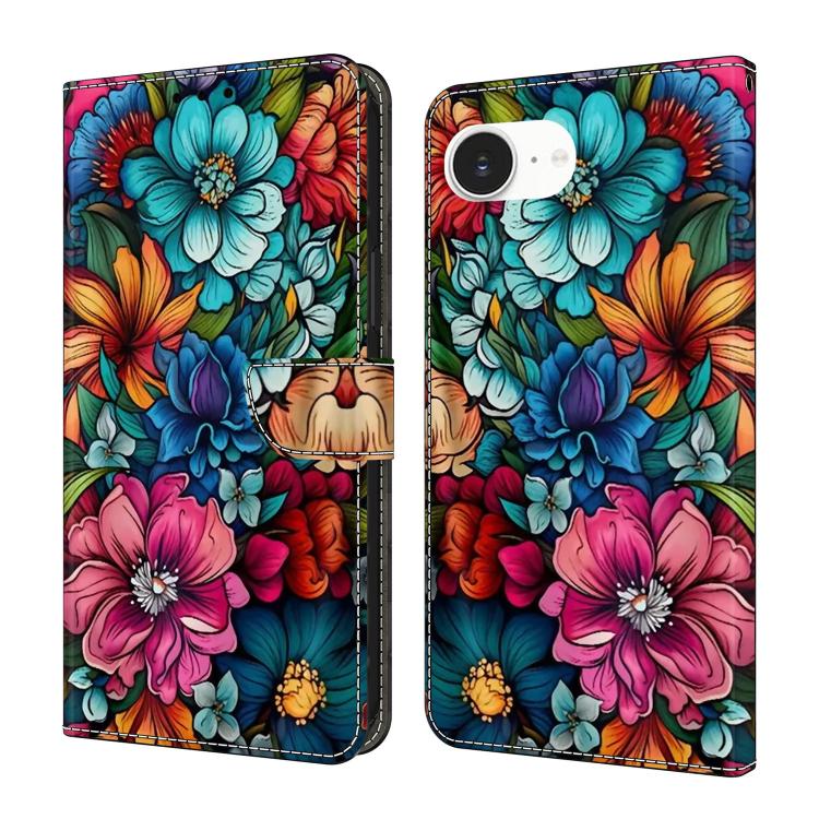 Custodia per telefono in ecopelle con effetto cristallo., For iPhone 17e / 16e