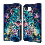 Custodia per telefono in ecopelle con effetto cristallo., For iPhone 17e / 16e