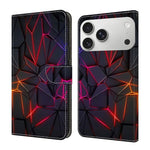 Custodia per telefono in ecopelle con effetto cristallo., For iPhone 17 Pro Max
