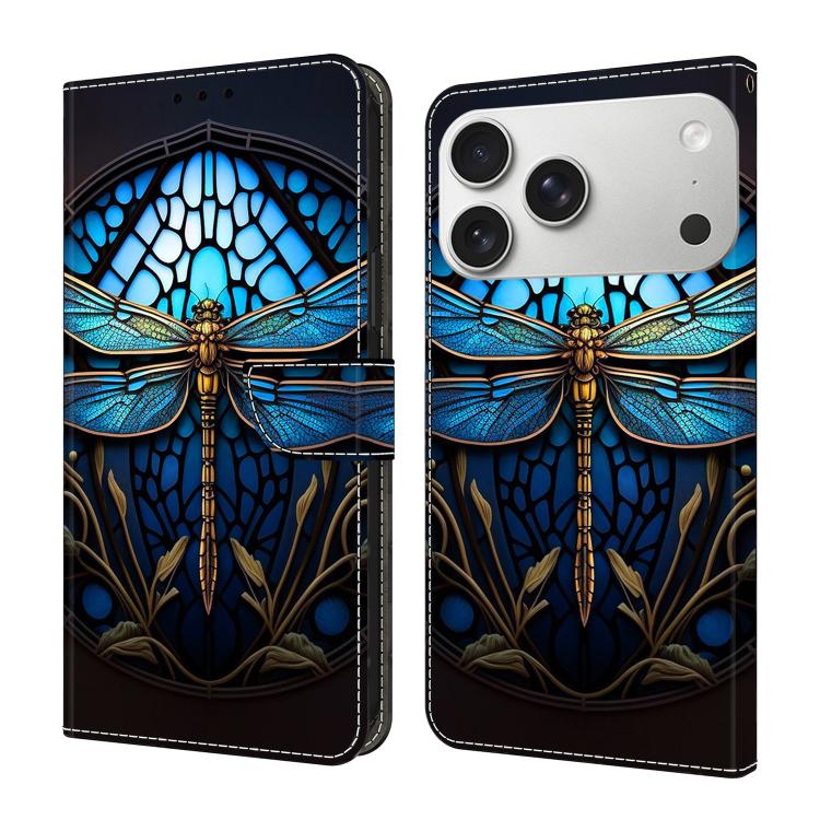 Custodia per telefono in ecopelle con effetto cristallo., For iPhone 17 Pro Max