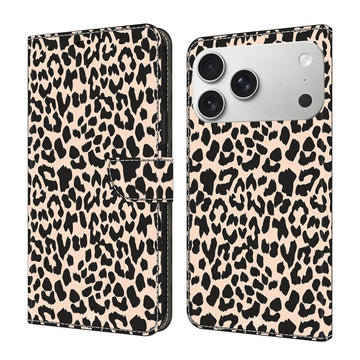 Custodia per telefono in ecopelle con effetto cristallo., For iPhone 18 Pro / 17 Pro