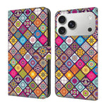 Custodia per telefono in ecopelle con effetto cristallo., For iPhone 17 Pro