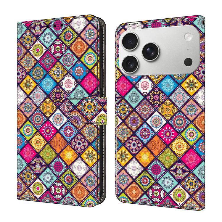 Custodia per telefono in ecopelle con effetto cristallo., For iPhone 17 Pro