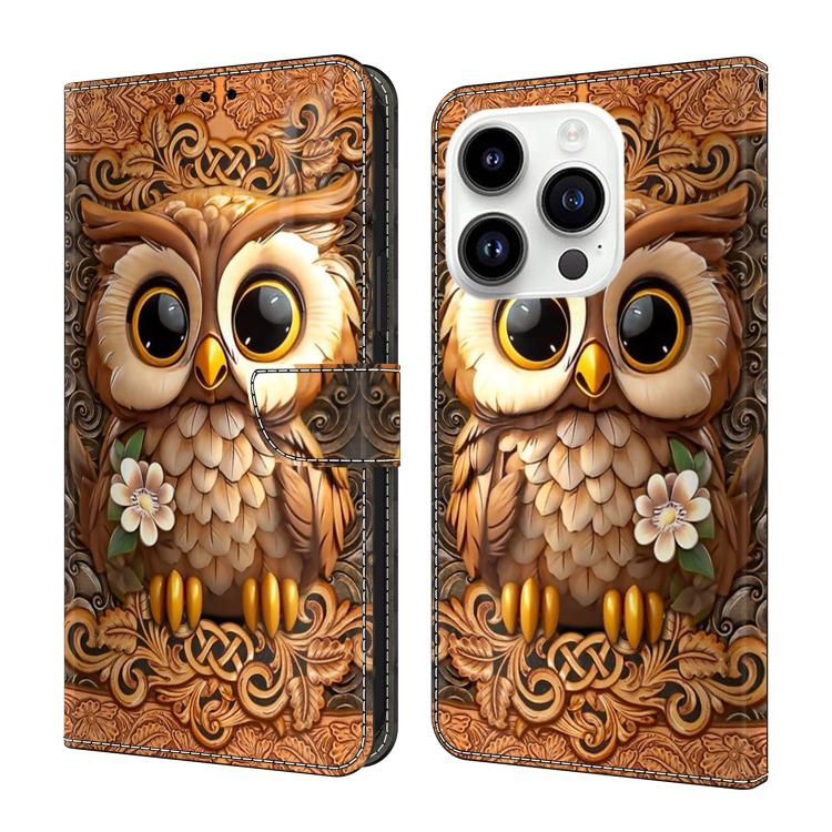 Custodia per telefono in ecopelle con effetto cristallo., For iPhone 16 Pro Max