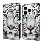 Custodia per telefono in ecopelle con effetto cristallo., For iPhone 16 Pro Max