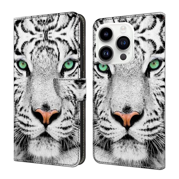 Custodia per telefono in ecopelle con effetto cristallo., For iPhone 16 Pro