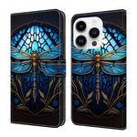 Custodia per telefono in ecopelle con effetto cristallo., For iPhone 16 Pro