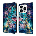 Custodia per telefono in ecopelle con effetto cristallo., For iPhone 16 Pro