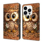 Custodia per telefono in ecopelle con effetto cristallo., For iPhone 15 Pro Max