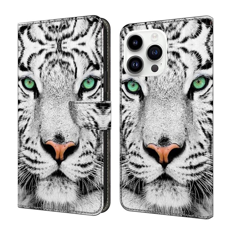 Custodia per telefono in ecopelle con effetto cristallo., For iPhone 15 Pro