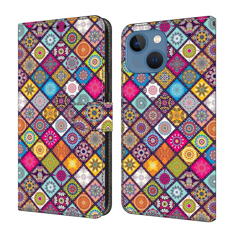 Custodia per telefono in ecopelle con effetto cristallo., For iPhone 14 / 13