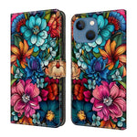 Custodia per telefono in ecopelle con effetto cristallo., For iPhone 14 / 13