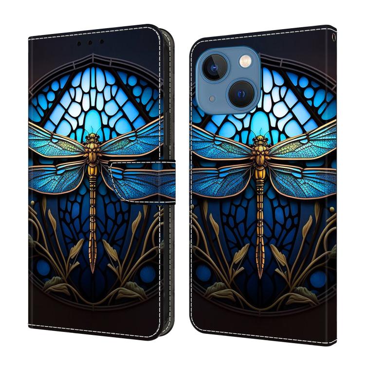 Custodia per telefono in ecopelle con effetto cristallo., For iPhone 14 / 13