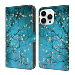 Custodia per telefono in ecopelle con effetto cristallo., For iPhone 14 Pro