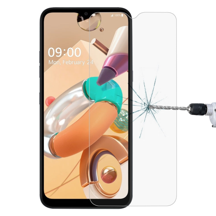 Pellicola in vetro temperato 9H 2.5D da 0,26 mm, For LG K31 (1 PC), For LG K40S (1 PC), For LG K41S (1 PC), For LG K50 (1 PC), For LG K50S (1 PC), For LG Q60 (1 PC), For LG Q61 (1 PC), For LG K51S (1 PC)