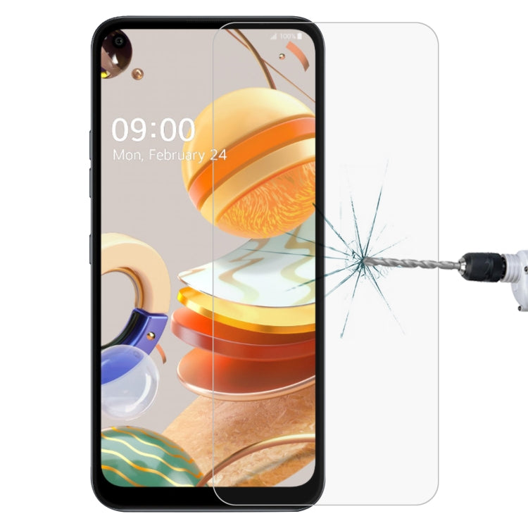 Pellicola in vetro temperato 9H 2.5D da 0,26 mm, For LG K31 (1 PC), For LG K40S (1 PC), For LG K41S (1 PC), For LG K50 (1 PC), For LG K50S (1 PC), For LG Q60 (1 PC), For LG Q61 (1 PC), For LG K51S (1 PC)