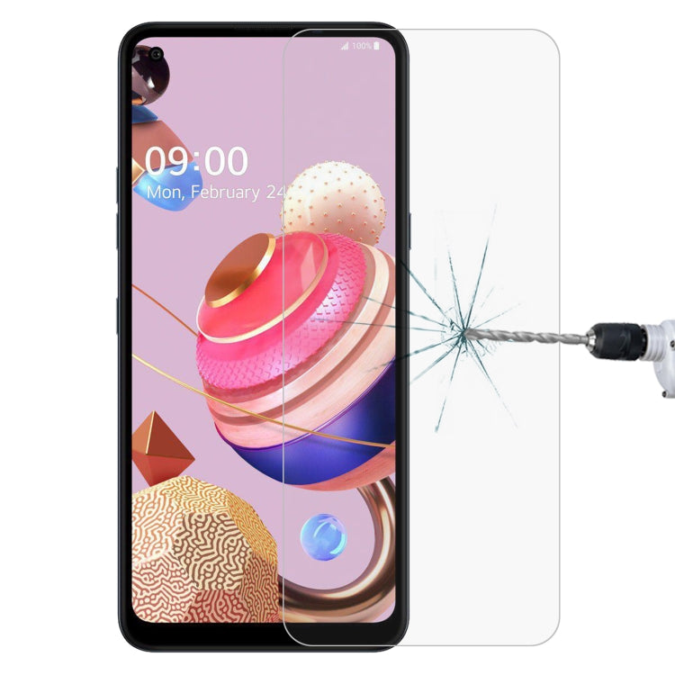 Pellicola in vetro temperato 9H 2.5D da 0,26 mm, For LG K31 (1 PC), For LG K40S (1 PC), For LG K41S (1 PC), For LG K50 (1 PC), For LG K50S (1 PC), For LG Q60 (1 PC), For LG Q61 (1 PC), For LG K51S (1 PC)