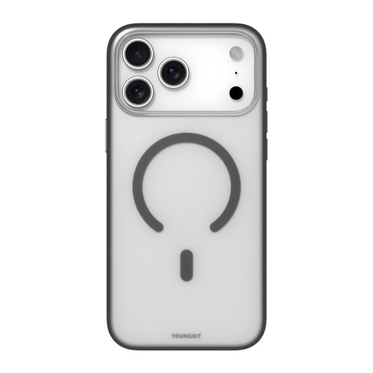 Custodia ibrida magnetica in TPU e PC YOUNGKIT Clear Series per telefono, For iPhone 17 Pro Max, For iPhone 17 Pro