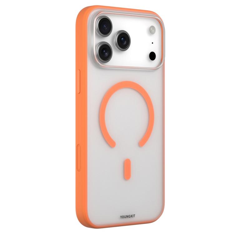Custodia ibrida magnetica in TPU e PC YOUNGKIT Clear Series per telefono, For iPhone 17 Pro Max, For iPhone 17 Pro
