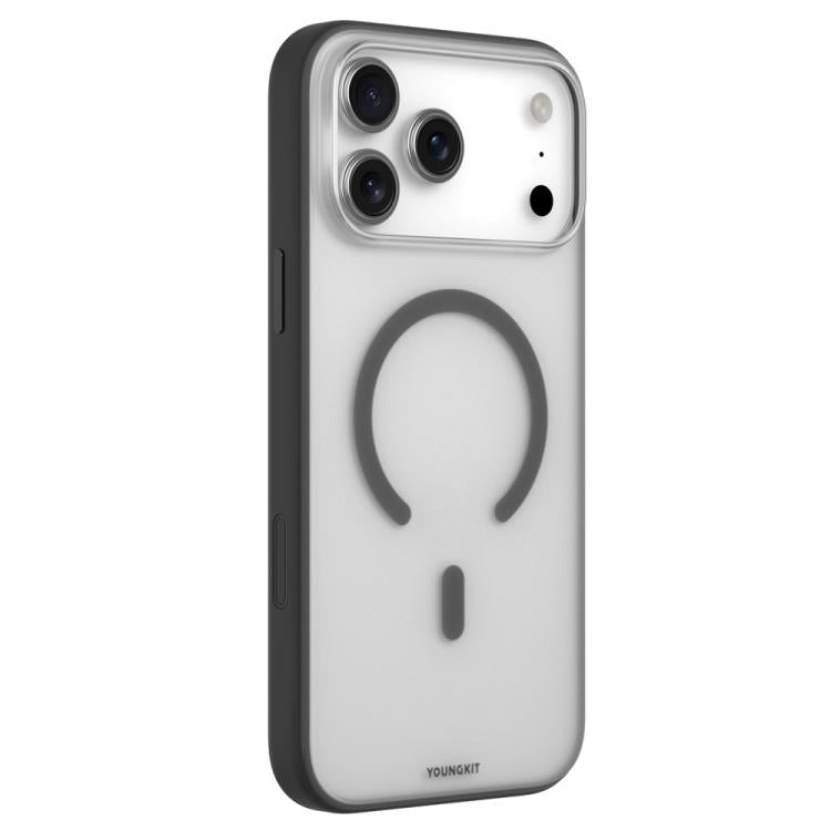 Custodia ibrida magnetica in TPU e PC YOUNGKIT Clear Series per telefono, For iPhone 17 Pro Max, For iPhone 17 Pro