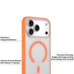 Custodia ibrida magnetica in TPU e PC YOUNGKIT Clear Series per telefono, For iPhone 17 Pro Max, For iPhone 17 Pro