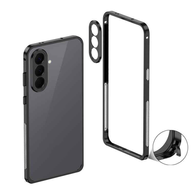 Custodia per telefono con telaio in metallo per la dissipazione del calore e anello di protezione della fotocamera., For Samsung Galaxy A57 5G
