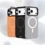 Custodia per telefono in silicone con supporto magnetico per obiettivo serie Condensate di YOUNGKIT., For iPhone 17 Pro Max, For iPhone 17 Pro