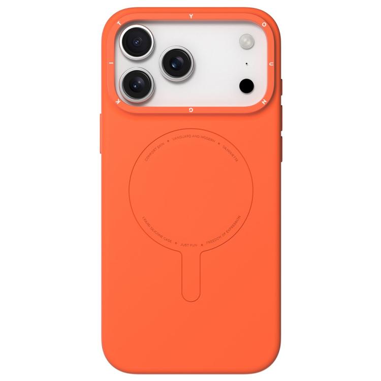 Custodia per telefono in silicone liquido magnetico YOUNGKIT serie Morandi, For iPhone 17 Pro Max, For iPhone 17 Pro, For iPhone 17, For iPhone Air