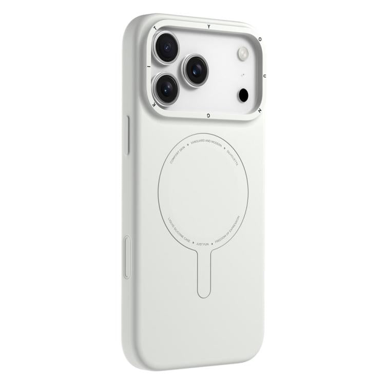 Custodia per telefono in silicone liquido magnetico YOUNGKIT serie Morandi, For iPhone 17 Pro Max, For iPhone 17 Pro, For iPhone 17, For iPhone Air