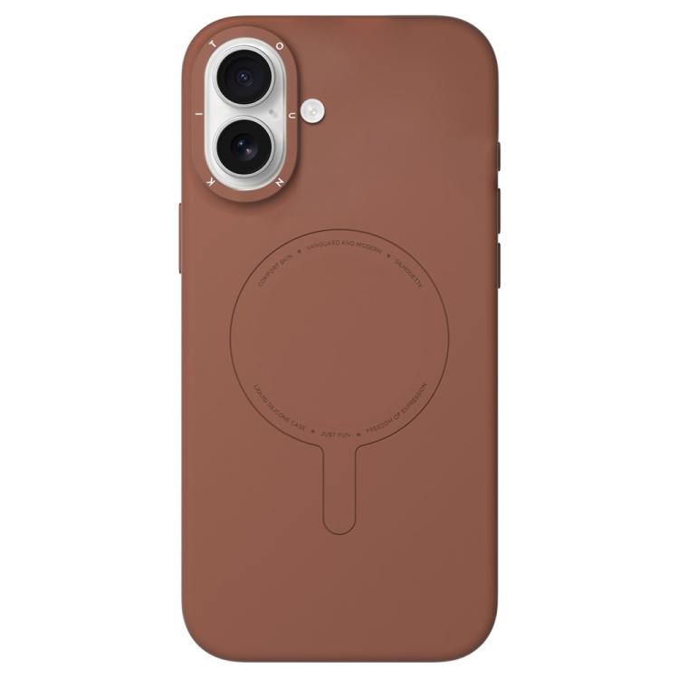 Custodia per telefono in silicone liquido magnetico YOUNGKIT serie Morandi, For iPhone 17 Pro Max, For iPhone 17 Pro, For iPhone 17, For iPhone Air