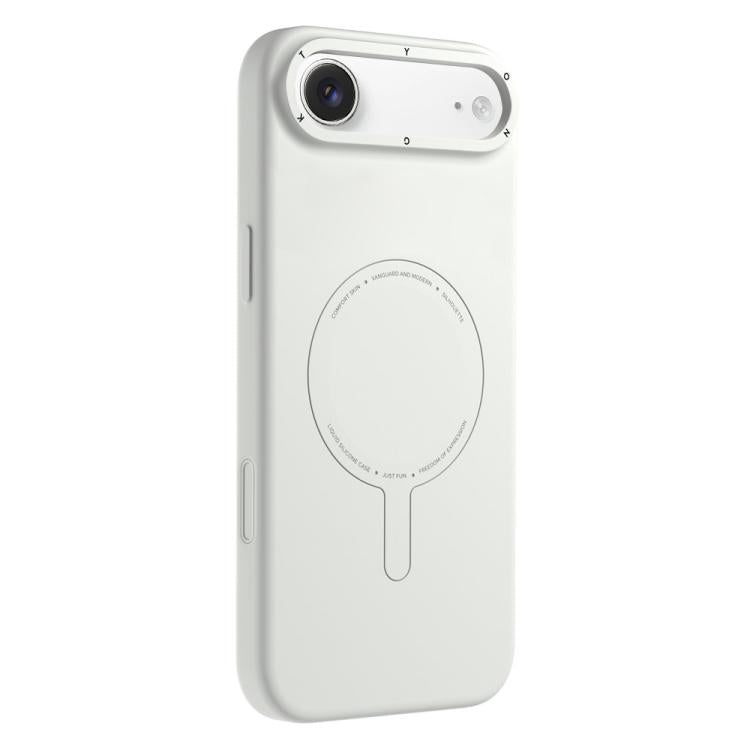 Custodia per telefono in silicone liquido magnetico YOUNGKIT serie Morandi, For iPhone 17 Pro Max, For iPhone 17 Pro, For iPhone 17, For iPhone Air